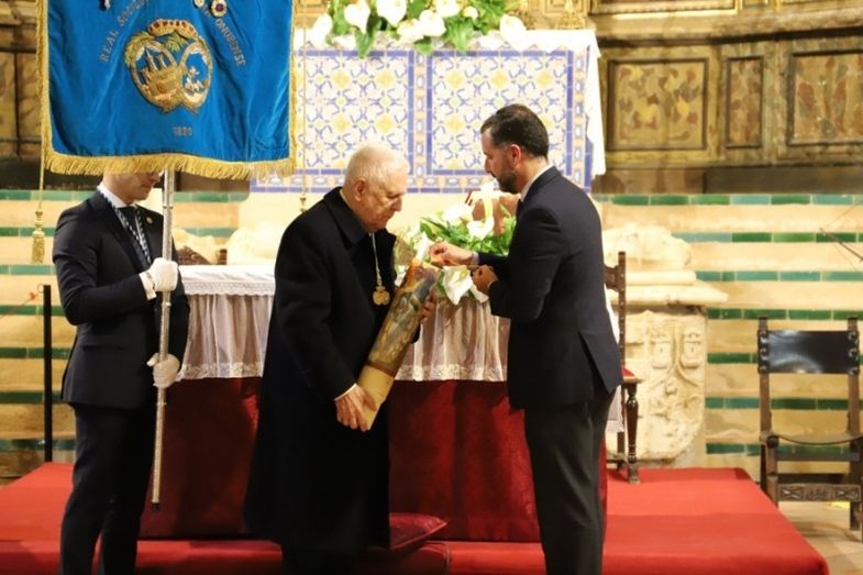 Moguer rememoró anoche el 525 aniversario del Voto Colombino