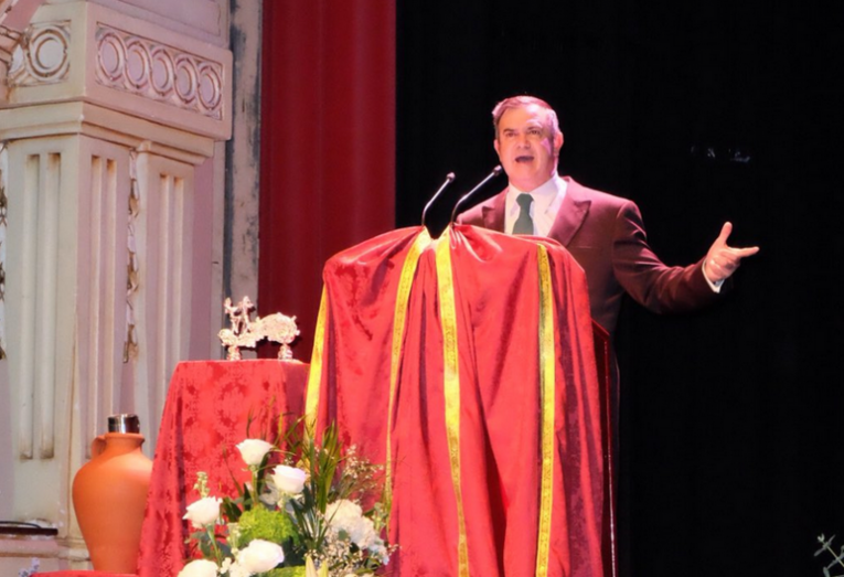 Juan León Lozano pregona la Semana Santa onubense