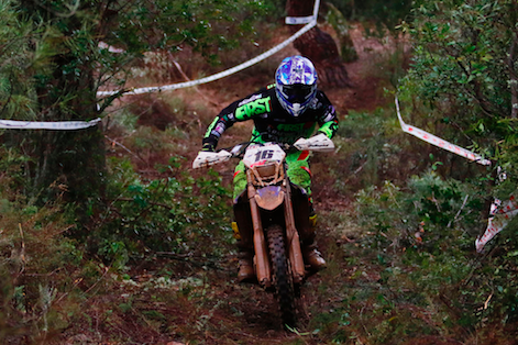 Cristóbal Guerrero marca las diferencias en el arranque del Andaluz de Enduro
