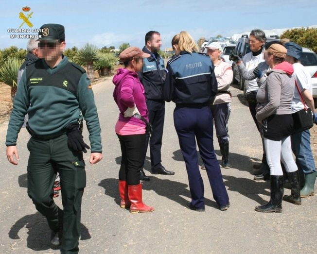 Guardia Civil y Policía rumana desarrollan una operación contra la explotación laboral en la campaña de frutos rojos