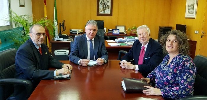 La Junta traslada a 'Huelva Potencia Económica' que se sigue trabajando coordinadamente con el Gobierno para que el proyecto CEUS sea una realidad