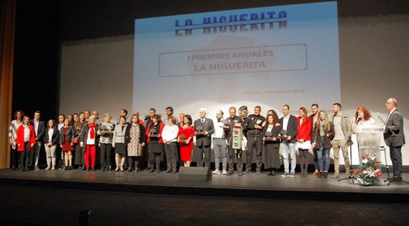 El periódico 'La Higuerita' celebró su primera gala de premios a isleños e instituciones destacados