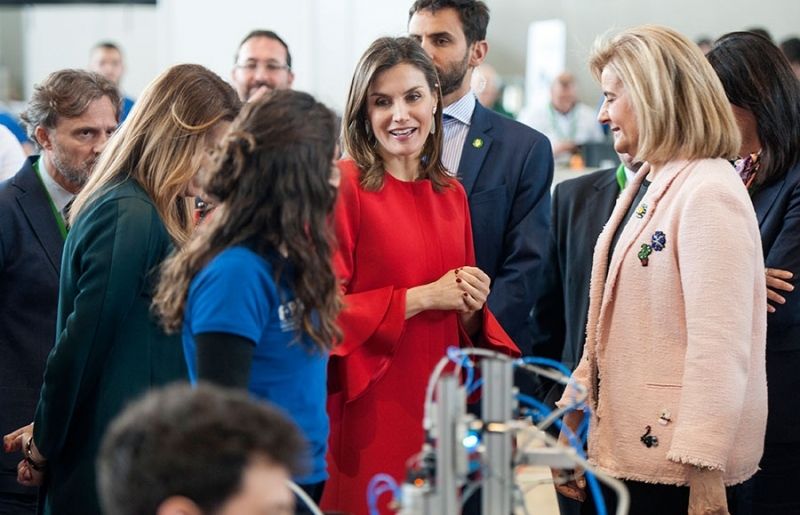La reina Letizia, gran atracción de los campeonatos de FP Andalucíaskills