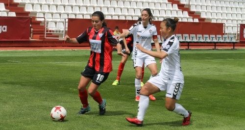 Un gran Sporting Huelva ata la permanencia en el Carlos Belmonte de Albacete (0-3)