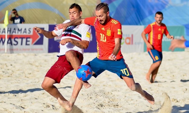 La España de Fernando Guisado cae en la prórroga ante México en la final de la Bahamas Beach Soccer (4-5)