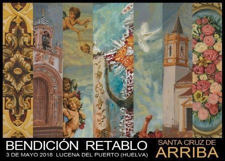 La Santa Cruz de Arriba de Lucena del Puerto bendice su retablo