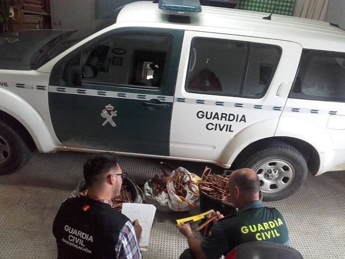 La Guardia Civil recupera en una chatarrería de Bonares 600 kilos de cable de cobre procedente de varios robos