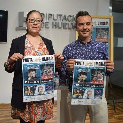 Punta Umbría disfrutará del III Festival Punta de Estrellas con Manu Sánchez, Miguel Poveda, El Barrio, Paco Candela y Marta Soto
