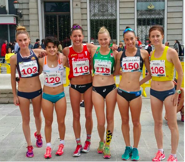Una renqueante Laura García-Caro se retira del GP Cantones de A Coruña