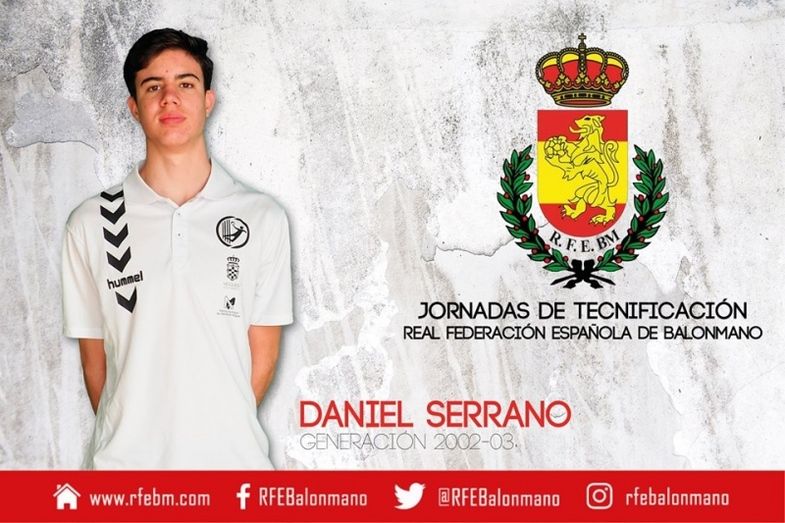 El canterano del PAN Moguer Daniel Serrano, convocado por la RFEBM