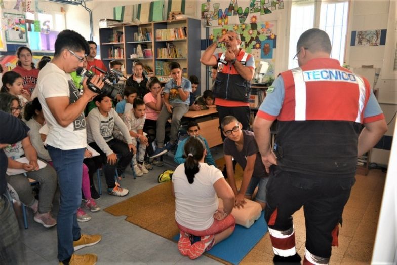 Punta Umbría, último pueblo que visita el Aula Móvil