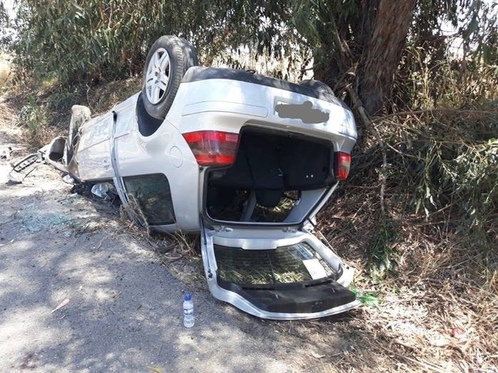 Dados de alta los dos menores y una mujer de 23 años de los cuatro heridos en el accidente de Almonte