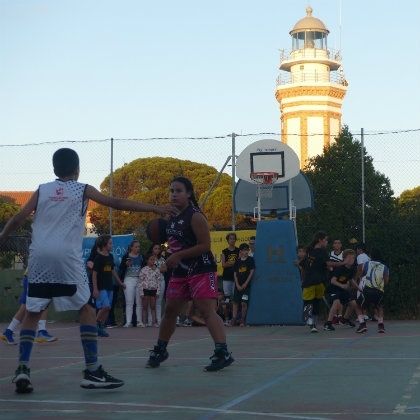 Mazagón acogió una nueva cita del Circuito Provincial 3x3