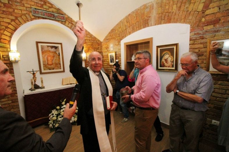 Nueva bendición para la capilla de la plaza de toros de La Merced