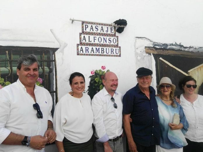Inaugurado el pasaje Alfonso Aramburu de Matalascañas