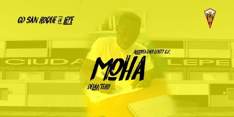 El joven y veloz goleador costamarfileño Moha aterriza en el San Roque