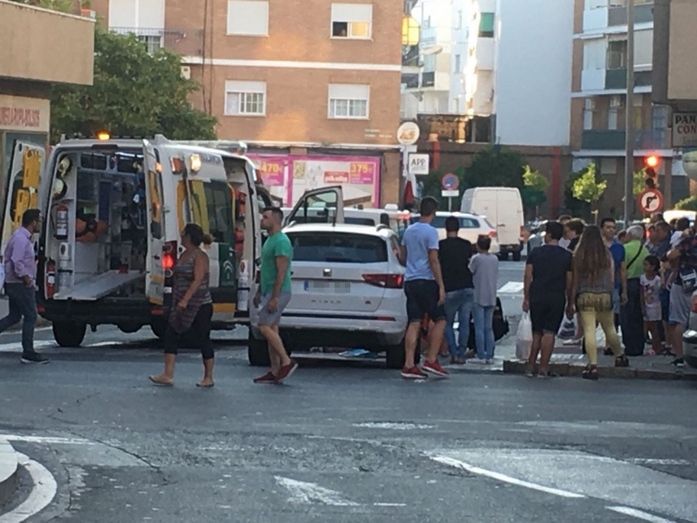Herida una mujer de avanzada edad atropellada en el Paseo de la Independencia