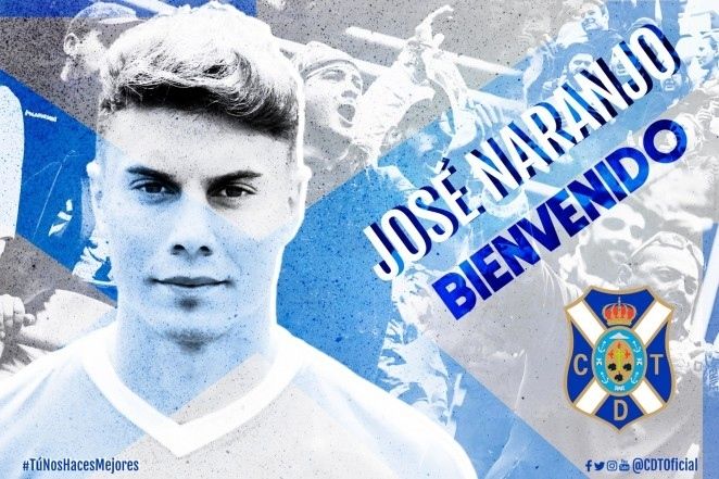 José Naranjo ficha por el Tenerife para las cuatro próximas temporadas