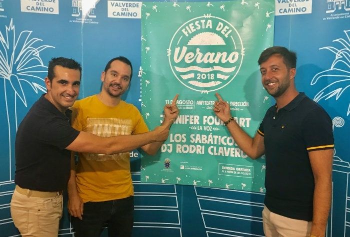 Jennifer Fourcart y Los Sabáticos amenizarán la Fiesta del Verano 2018 en Valverde del Camino