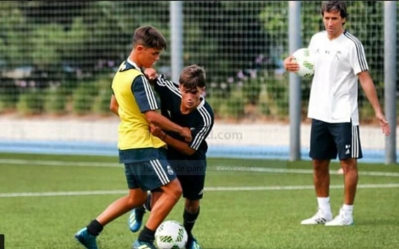 El palermo Yeray Lancha arranca los entrenamientos con el Cadete B del Real Madrid a las órdenes de Raúl González