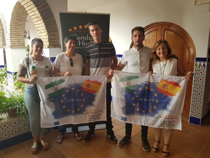 La localidad italiana de Palermo recibe a siete jóvenes Erasmus del Condado de Huelva