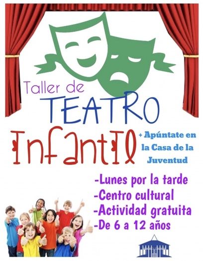 Abre sus inscripciones el taller municipal de teatro infantil de Punta Umbría