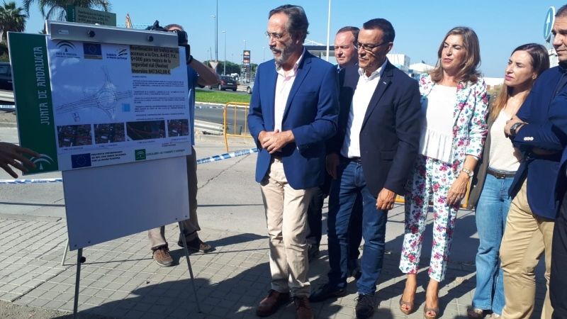 Comienzan las obras para la mejora del tráfico en los accesos al puente del Odiel