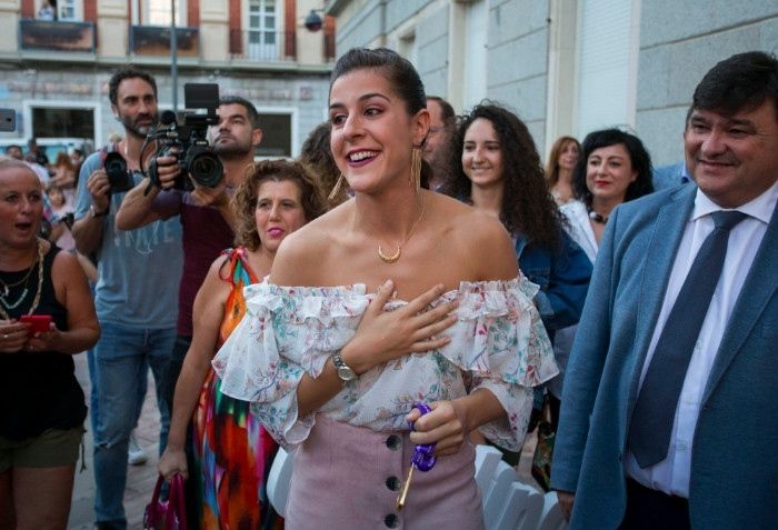 Carolina Marín, aclamada en Huelva: “Siempre me voy a sentir orgullosa de ser de esta bonita tierra”
