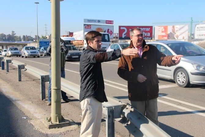 El PP reclama a Diputación y Junta una mesa de trabajo para eliminar el 'punto negro' de acceso al Infanta Elena
