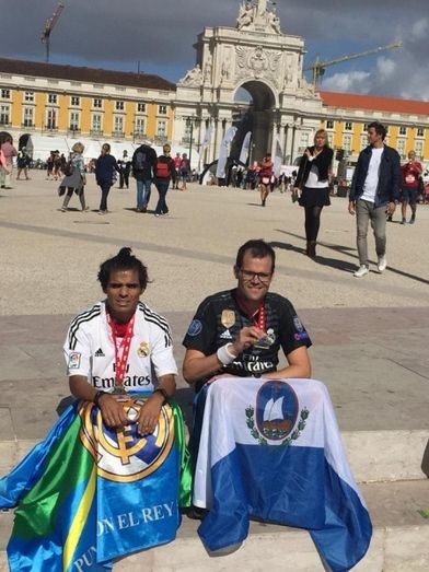 Ni los efectos del huracán Leslie impidieron a Bendala y Galván cumplir su misión en Lisboa