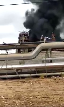 Registrado un nuevo incendio en la refinería de Cepsa controlado con medios propios