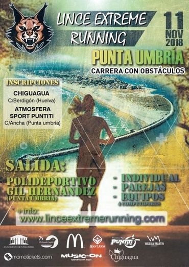 Abierto el plazo de inscripción para la carrera de obstáculos 'Lince Extreme Running' en Punta Umbría