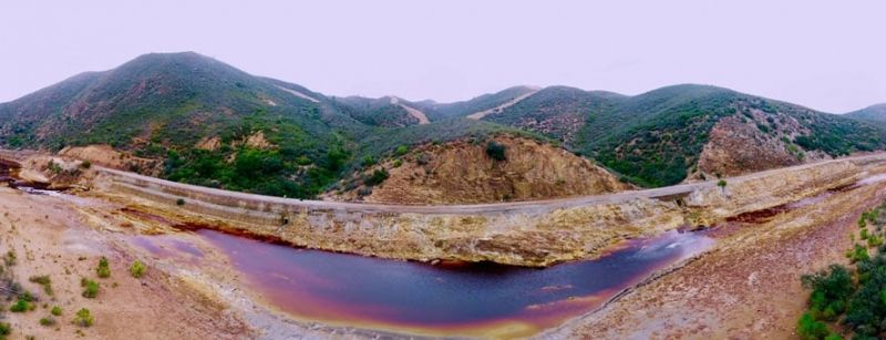 Continúan a buen ritmo los trabajos del Camino Natural del río Tinto con una inversión de 390.000 euros