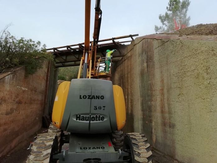 Continúan a buen ritmo los trabajos del Camino Natural del río Tinto con una inversión de 390.000 euros
