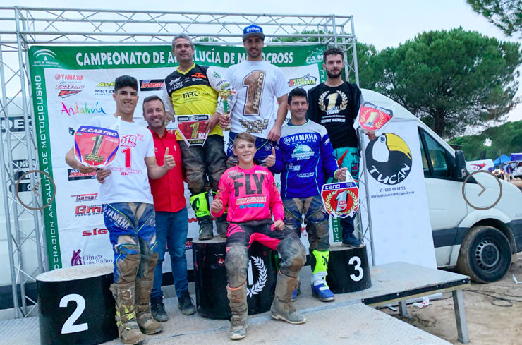 El circuito de Almonte corona a los campeones del MX Andaluz 2018