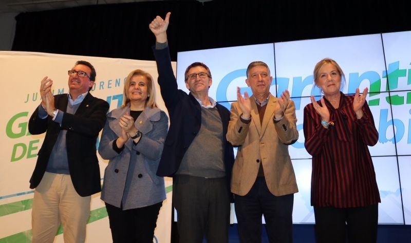 Feijóo pide “no resignarse” y votar al PP “porque Andalucía merece un cambio'