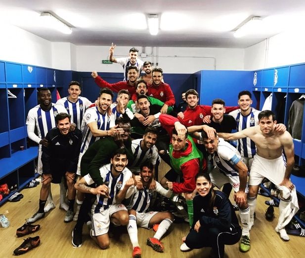 Caye Quintana señala que es 'un gusto' jugar delante de una afición así y Borja Díaz reconoce que se le 'erizó la piel' al marcar