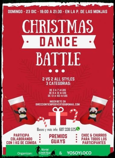 'Christmas Dance Battle' en la plaza de las Monjas