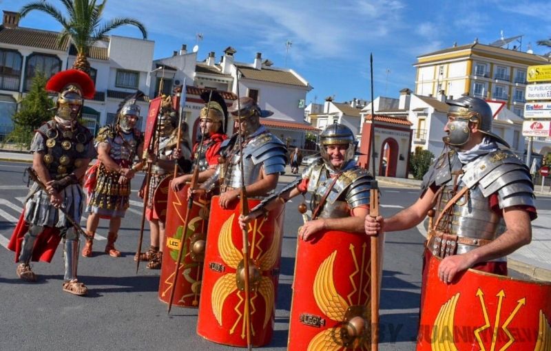 La Legión IX Hispana participa en el Belén Viviente de Mazagón