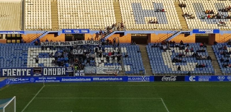 El Nuevo Colombino le brindó un emotivo aplauso a la memoria de Laura Luelmo