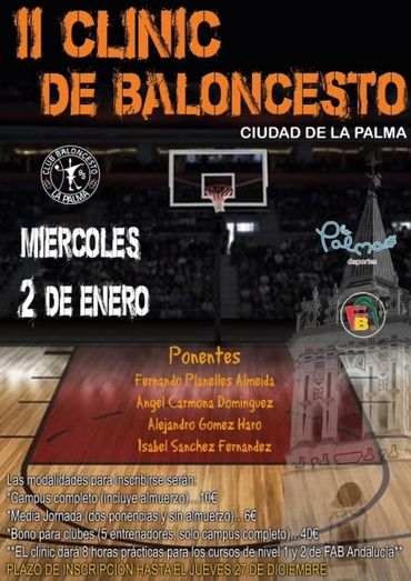 El II Clinic ‘Ciudad de La Palma’ abrirá el telón del Campeonato de España Infantil y Cadete de Selecciones Autonómicas