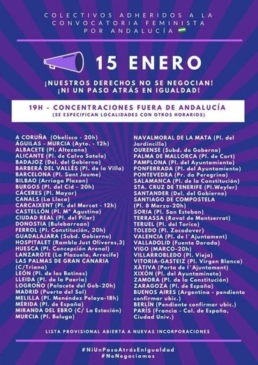 La ola violeta que se inició en Huelva