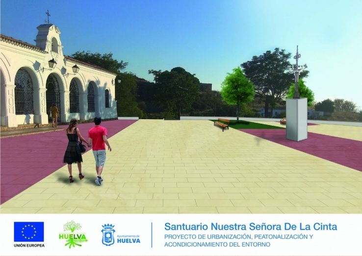 El alcalde presenta a bombo y platillo el proyecto de remodelación del entorno del Santuario de la Cinta