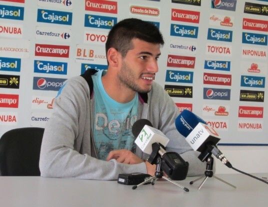 Álamo: 'Al menos mi asistencia a gol nos ha servido para conseguir un punto'