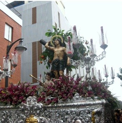 Punta procesiona al patrón San Sebastián