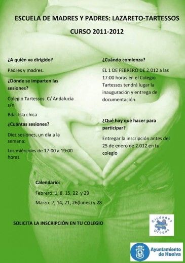 Abierto el plazo de inscripción en la Escuela de Padres del Lazareto