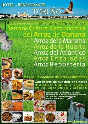El hotel Toruño de El Rocío organiza la I Semana Cultural Gastronómica del Arroz de Doñana
