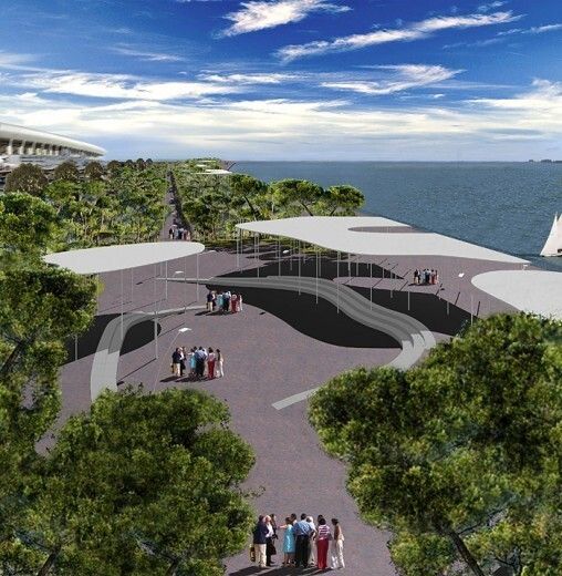 La Mesa de la Ría cree que 'el retraso' del Paseo Marítimo responde a la 'nefasta' gestión del Puerto y Fomento
