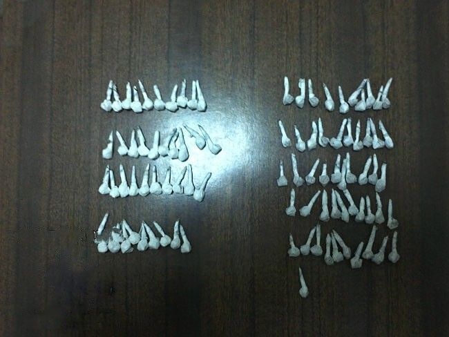 Detenido un hombre con 41 papelinas de cocaína y 51 de heroína en Santa Olalla