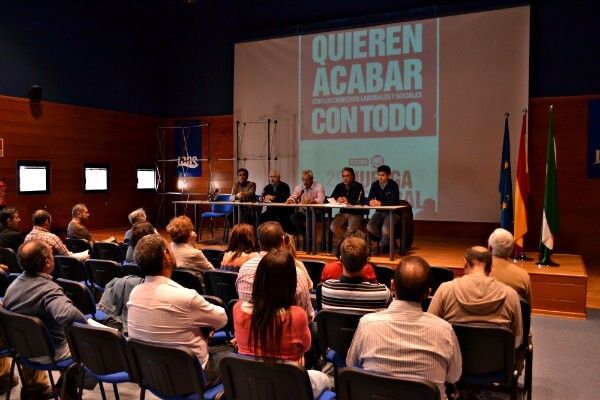 CCOO y UGT recorren los centros de trabajo de la provincia con asambleas informativas